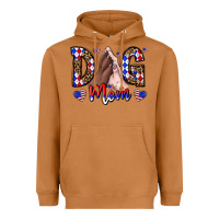 Meerkat America Dog Mama Heavyweight Hoodie - CowhideDigitalArt