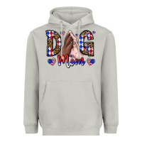 Moon Dust America Dog Mama Heavyweight Hoodie - CowhideDigitalArt