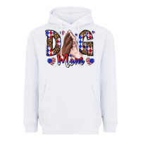 White America Dog Mama Heavyweight Hoodie - CowhideDigitalArt