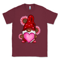 Burgundy Valentine's Day afro gnome Classic Tee - RanaPortraitStore
