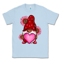Dusty Blue Valentine's Day afro gnome Classic Tee - RanaPortraitStore