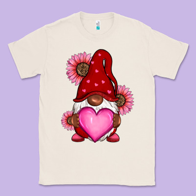 Valentine's Day Afro Gnome Classic Tee Designed By Ranaportraitstore