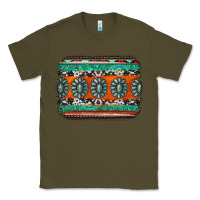 Army Green turquoise western background Classic Tee - Jasminsmagicworld