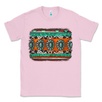 Bubblegum Pink turquoise western background Classic Tee - Jasminsmagicworld