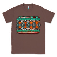 Chestnut turquoise western background Classic Tee - Jasminsmagicworld