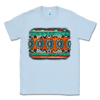 Dusty Blue turquoise western background Classic Tee - Jasminsmagicworld