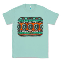 Seafoam turquoise western background Classic Tee - Jasminsmagicworld