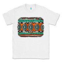 White turquoise western background Classic Tee - Jasminsmagicworld