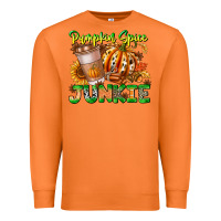 Carrot Pumpkin Spice Junkie Premium Sweatshirt - CowhideDigitalArt