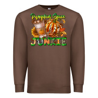 Chestnut Pumpkin Spice Junkie Premium Sweatshirt - CowhideDigitalArt