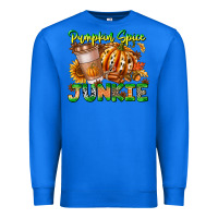 True Royal Pumpkin Spice Junkie Premium Sweatshirt - CowhideDigitalArt