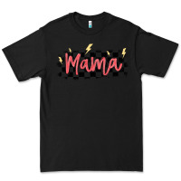 Black checkered mama Premium Tee - MaliasSmallBusiness