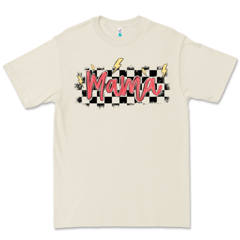 Checkered Mama Premium Tee by MaliasSmallBusiness | Teevron