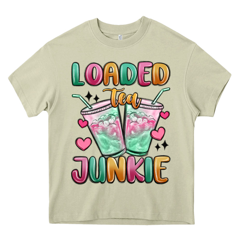 Loaded Tea Junkie Heavy Core Tee by MaliasSmallBusiness | Teevron