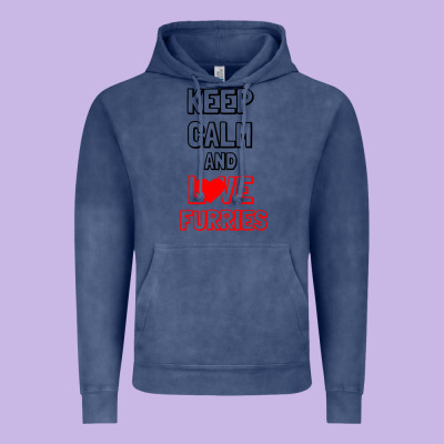 Keep Calm And Love Furries Vintage Hoodie Designed By Bettercallsaul