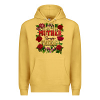 Antique Gold First my mother forever my friend Mother's Day Premium Hoodie - FaDigitalArtStudio