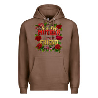 Chestnut First my mother forever my friend Mother's Day Premium Hoodie - FaDigitalArtStudio