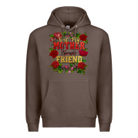 Coffee First my mother forever my friend Mother's Day Premium Hoodie - FaDigitalArtStudio