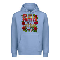 Colony Blue First my mother forever my friend Mother's Day Premium Hoodie - FaDigitalArtStudio