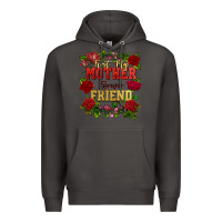Smoke First my mother forever my friend Mother's Day Premium Hoodie - FaDigitalArtStudio