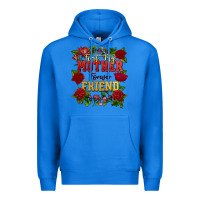 True Royal First my mother forever my friend Mother's Day Premium Hoodie - FaDigitalArtStudio