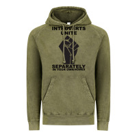 Vintage Olive introverts unite seperately in your own homes Vintage Hoodie - Bettercallsaul