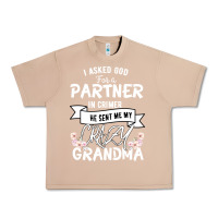 Burro I Asked God For a Partner In Crime He Sent Me My Crazy Grandma Urban Heavy Tee - Bettercallsaul