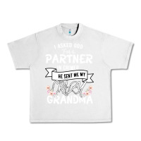 Lunar Rock I Asked God For a Partner In Crime He Sent Me My Crazy Grandma Urban Heavy Tee - Bettercallsaul