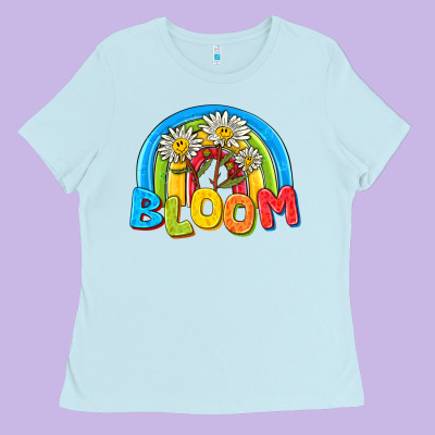 Bloom Ladies Tee Designed By Nancycooperartshop