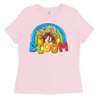 Bubblegum Pink bloom Ladies Tee - NancyCooperArtShop