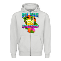 Dove Grey Hot mom summer Mother's Day Zipper Hoodie - FaDigitalArtStudio