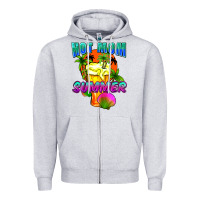 Heather Grey Hot mom summer Mother's Day Zipper Hoodie - FaDigitalArtStudio