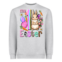 My First Easter Girl Easter Day Heavyweight Sweatshirt | Teevron