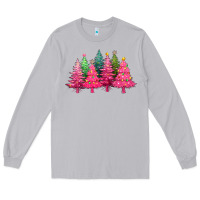Moon Dust christmas tress with lights Long Sleeve Tee - texasbilliewilder