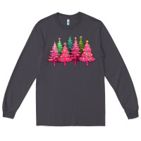 Smoke christmas tress with lights Long Sleeve Tee - texasbilliewilder