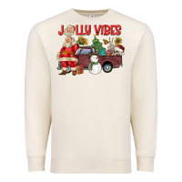 Sandshell Jolly Vibes Premium Sweatshirt - CowhideDigitalArt