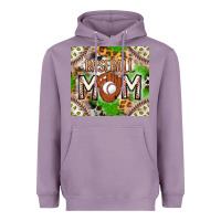 Lavender Baseball Mom Heavyweight Hoodie - CowhideDigitalArt