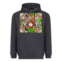 Smoke Baseball Mom Heavyweight Hoodie - CowhideDigitalArt