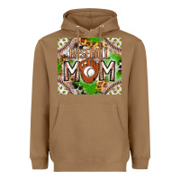 Toasted Coconut Baseball Mom Heavyweight Hoodie - CowhideDigitalArt