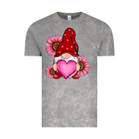 Valentine's Day With Sunflowers Gnomes Vintage Tee | Teevron