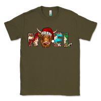 Army Green noel highland cow Classic Tee - Jasminsmagicworld