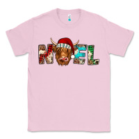 Bubblegum Pink noel highland cow Classic Tee - Jasminsmagicworld