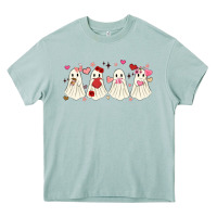 Arona valentines day ghost Heavy Core Tee - MaliasSmallBusiness