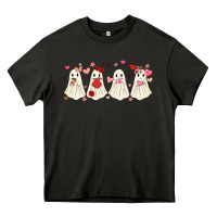 Valentines Day Ghost Heavy Core Tee | Teevron