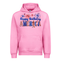 Fuchsia Pink happy birthday america Urban Hoodie - Artiststas