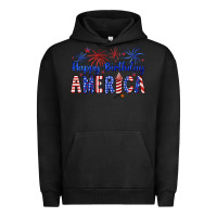 Pigment Black happy birthday america Urban Hoodie - Artiststas