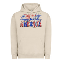 Pigment French Oak happy birthday america Urban Hoodie - Artiststas