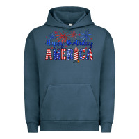 Pigment Midnight Navy happy birthday america Urban Hoodie - Artiststas