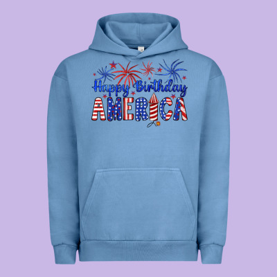 Happy Birthday America Urban Hoodie Designed By Artiststas