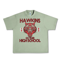 Oil Green Go Tiger High School Urban Heavy Tee - Bettercallsaul